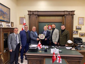 DKİB'DEN GÜRCİSTAN TRABZON BAŞKONSOLOSLUĞUNA ZİYARET